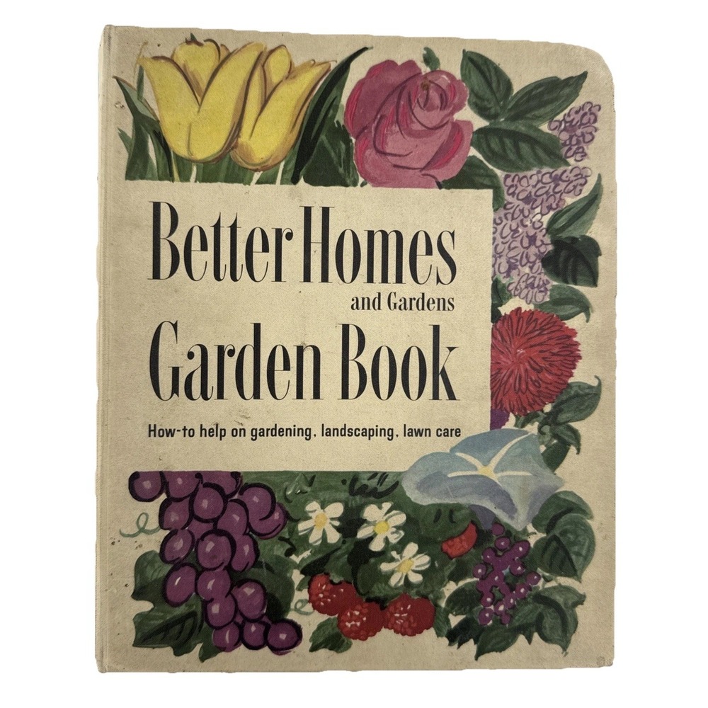 Vintage Better Homes & Gardens 1954 Garden Book 2nd Edition 5-Ring Binder